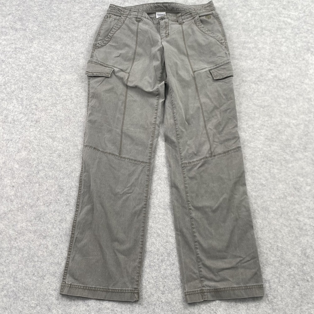 Mountain Hardwear Pants Womens 4 (30x30) Gray Cargo Twill Stretch *WEAR*